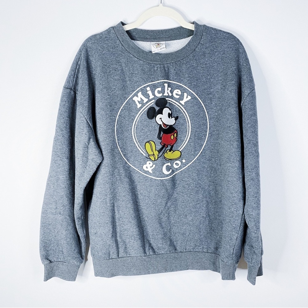 Disney - Mickey Mouse Embroidered Crewneck Sweatshirt